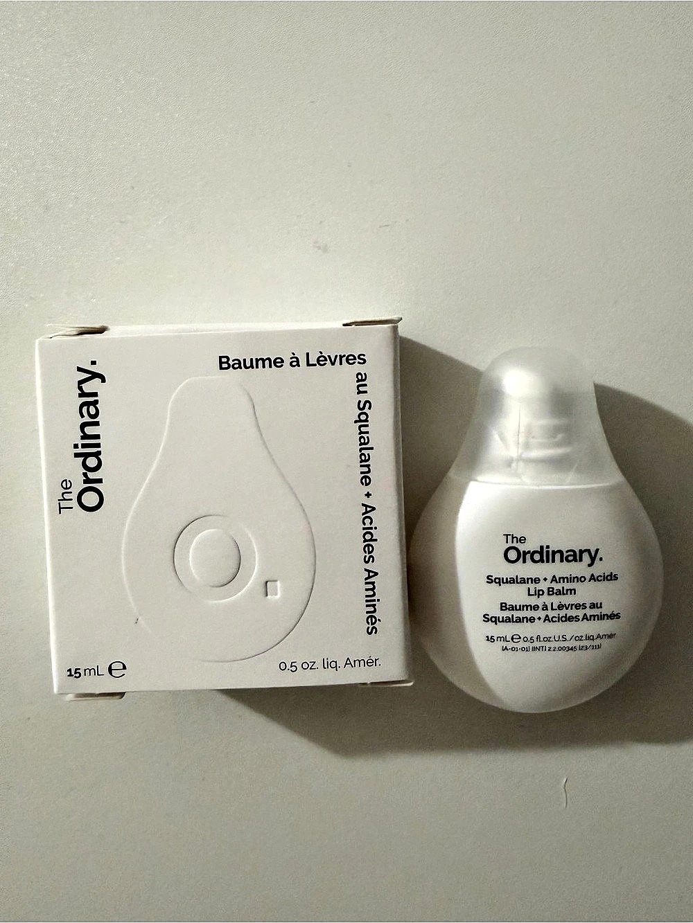 The Ordinary Squalane + Amino Acids Lip Balm 0.5 oz NWT